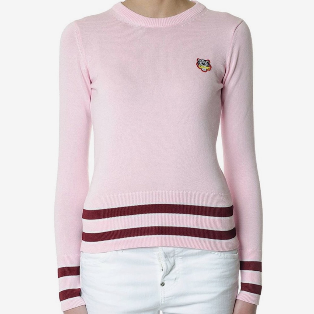 Last Item - Kenzo Tiger Crested Woven Knit